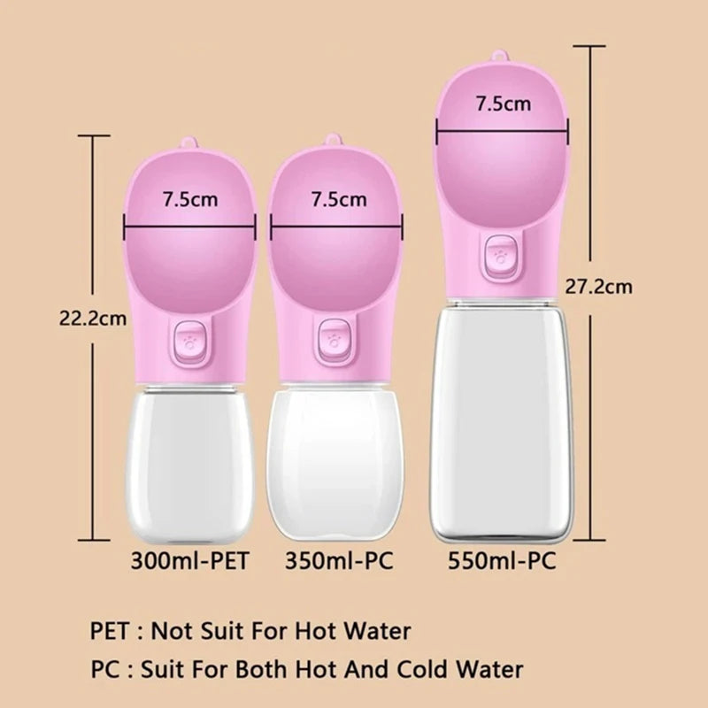 Portable Dogs and Cats Water Bottle