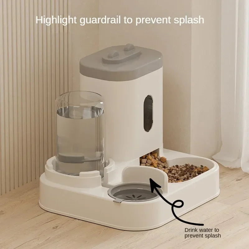 Automatic Dog and Cat Feeding and Water Dispenser