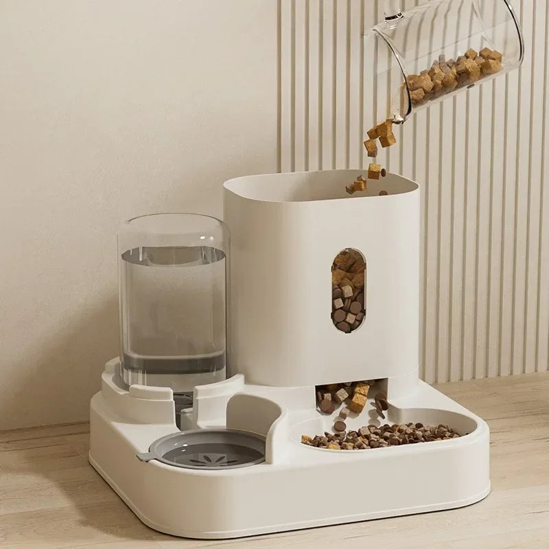 Automatic Dog and Cat Feeding and Water Dispenser